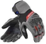 Revit Mănuși Moto Damă de Vară din Piele Naturală & Textil REVIT SAND 5 Ladies · Gri / Roșu / Negru