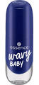 essence Körömlakkok Nail Color Gel Nail Polish - 61 wavy BABY Kék Egy méret