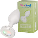 Desirel GlowPlug - világító anál plug - kicsi (ezüst) (5999576180450)