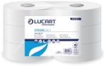 Lucart Toalettpapír, 2 rétegű, 185 m, 23 cm átmérő, LUCART, Strong , hófehér (812216JU)