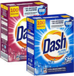 Dash Univerzális + Színes Mosópor 6+6 kg (100+100 mosás) (Dash-cs-2)