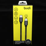 budi TYPE-C to TYPE-C Gyors Adat- és Töltő kábel (M8J206TT09-BLK)
