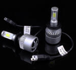 C6 H7 új széria még erősebb fény! Autóba való fényszóró, ventillátoros hűtéssel, 18W 6500 Kelvin 2100 Lumen (14601)