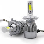 C6 H4 új széria még erősebb fény! Autóba való fényszóró, ventillátoros hűtéssel, 18W 6500 Kelvin 2100 Lumen (14602)