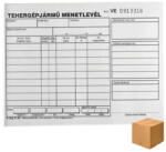  Tehergépjármű menetlevél - 100 lap, A/5, fekvő nyomtatvány - DOBOZ (RYL_NYOMTAT_TEHERGEP_MENETLEVEL_A5_FX)