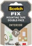 3M Bandă dublu adezivă transparentă pentru montare, 19 mm x 1.5 m, Scotch-Fix (BAD059)