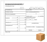  Szabadságengedély - 50 lapos, 2 példány, A/6 nyomtatvány - DOBOZ (RYL_NYOMTAT_SZABADSAGENGEDELY_50X2_FX)