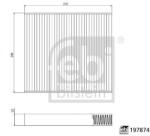 Febi Bilstein Filtru, aer habitaclu FEBI BILSTEIN 197874 (197874)