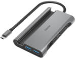 Hama 200143 7in1 Type-C Dokkoló - HDMI, USB 3.0, Ethernet