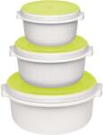 emsa Micro Family Műanyag ételtároló doboz készlet (3 db) (509741) (509741)