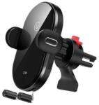 USAMS univerzális autós tartó indukciós töltő funkcióval fekete (CD132ZJ01) (CD132ZJ01) (CD132ZJ01)