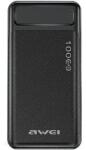 Awei P5K Power Bank 10000mAh - Fekete (AWE000183) (AWE000183)