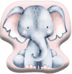  Elefánt Pink formapárna, díszpárna 40x40 cm Velúr (CBX231110KSZ) - szukits