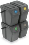  Kiváló tárolók a válogatott hulladék számára 4x25L (DS84775446)