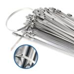  HÁRMAS CSOMAG - Rozsdamentes acél kábelkötegelő - 60 darab Dĺžka: 30cm (DA14496951)