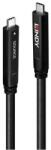 Lindy 43333 USB кабел 10 м USB 3.2 Gen 1 (3.1 Gen 1) USB C Черен (43333) (43333)