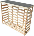 ROJAPLAST Maxi Fából Készült Kültéri Fatároló, 200 cm - fizz