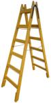 Wolker Létra fa 6 fokos háztartási (FX88006)