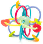 Baby Mix Szilikon-műanyag csörgős rágóka Baby Mix