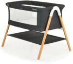 Moni Kalinihta Prémium Újszülött Babaágy - Fekete, Szúnyoghálóval