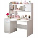 Fodym Számítógépasztal, Íróasztal Laptophoz, minimalista 7 POLCCAL, fehér (1015330)