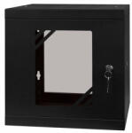 Stalflex RC10-6U-300GB Fekete Fali Rack Szekrény - 6U, 300mm