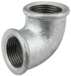  Cot fonta zincata, filet interior, 1", 90 grade (zn-cot-1-fi)