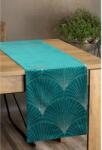 Eurofirany Blink14 bársony asztali futó Sötét türkiz 35x140 cm (HS389915)