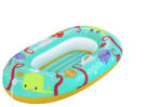 Bestway Happy Crustacean Felfújható Gyermekcsónak 119x79cm (34009) - Vidám Rák Mintás Csónak Kicsiknek, Kényelmes Ülőrésszel és Fogantyúval