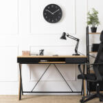 WIPMEB Biurko REA 120 cm Dąb złoty/Czarne