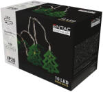 Entac Karácsonyi Beltéri Fa Karácsonyfa Zöld 10 LED meleg fehér 1, 65m (ECL-WGCT-10WW)