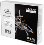 Entac Karácsonyi Beltéri Füzér 10 LED meleg fehér 1, 3m (ECL-10WW)