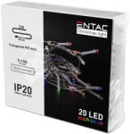Entac Karácsonyi Beltéri Füzér 20 LED Színes 2, 3m (ECL-20MC)