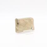 Lewitzky arany lakk krokkómintás / hologramos egy cipzáras swarovski köves kulcstartó