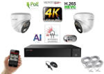 Monitorrs Security - AI Hybrid Light IP kamerarendszer 2 kamerával 8 Mpix WD - 6481k2