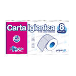 Paperdi Toalettpapír 2 rétegű kistekercses 100% cellulóz 150 lap/tekercs 8 tekercs/csomag Paperblu Carta Igienica_Paperdi (ID8G450F8/P) - toptoner