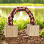  NYUSZISHOP. HU - Kötéljáték fakockával 19 cm