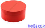  Papírdoboz kerek 22x10cm - Piros