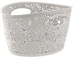 Keter Csipke hatású kosár, CURVER "Victoria", fehér (219129)