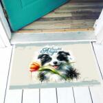  Lábtörlő - Szeretlek Anya - Border Colie-s - Ajándék Anyának (NA072)