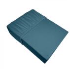 Takoy Jersey pamut gumis lepedő 220x200x30 cm sötét türkiz 140 g/m2 ADELA