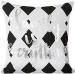 Takoy Díszpárnahuzat ENOLA geometriai nyomattal és ezüst felirattal