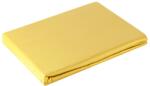 Takoy Cearceaf neted fără elastic 180x210 cm din bumbac satinat, culoare muștarie 125 g/m2 NOVA