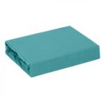 Takoy Cearceaf jersey cu elastic 180x200x20 cm din bumbac culoare turcoaz 140 g/m2 ADELA