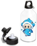  Labubu - Kék cápa jelmezes fémkulacs (204562)
