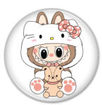  Labubu - Cuki Hello kitty álca hűtőmágnes (671418)