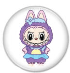  Labubu - Lila nyuszis jelmez hűtőmágnes (949966)