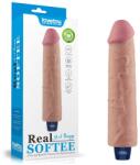 Lovetoy Vibrator Real Softee 24 cm - Negru Vibrator