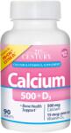 21st Century Calcium 500 + Extra D3, 90 таблетки, 21st Century (9102)