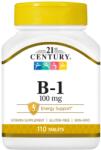 21st Century Vitamin B-1, 100 mg, 110 таблетки, 21st Century (9084)